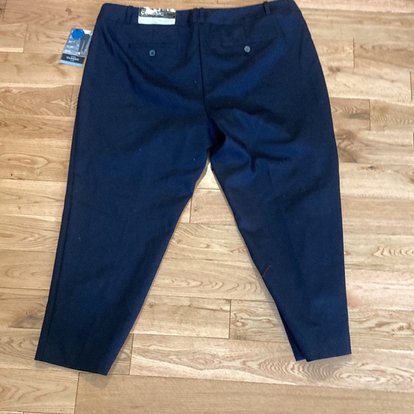 Liz Claiborne Career Emma Classic ankle navy pants - Picture 3 of 6